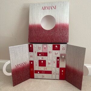 Giorgio Armani Red and Silver 2025 Festive Advent Calendar (Empty)